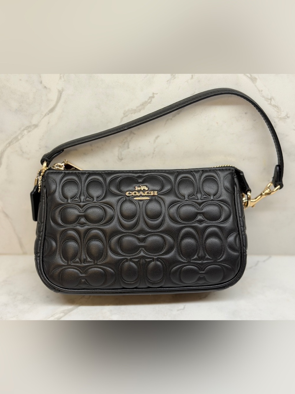 Coach Nolita 19 in Embossed Signature Leather